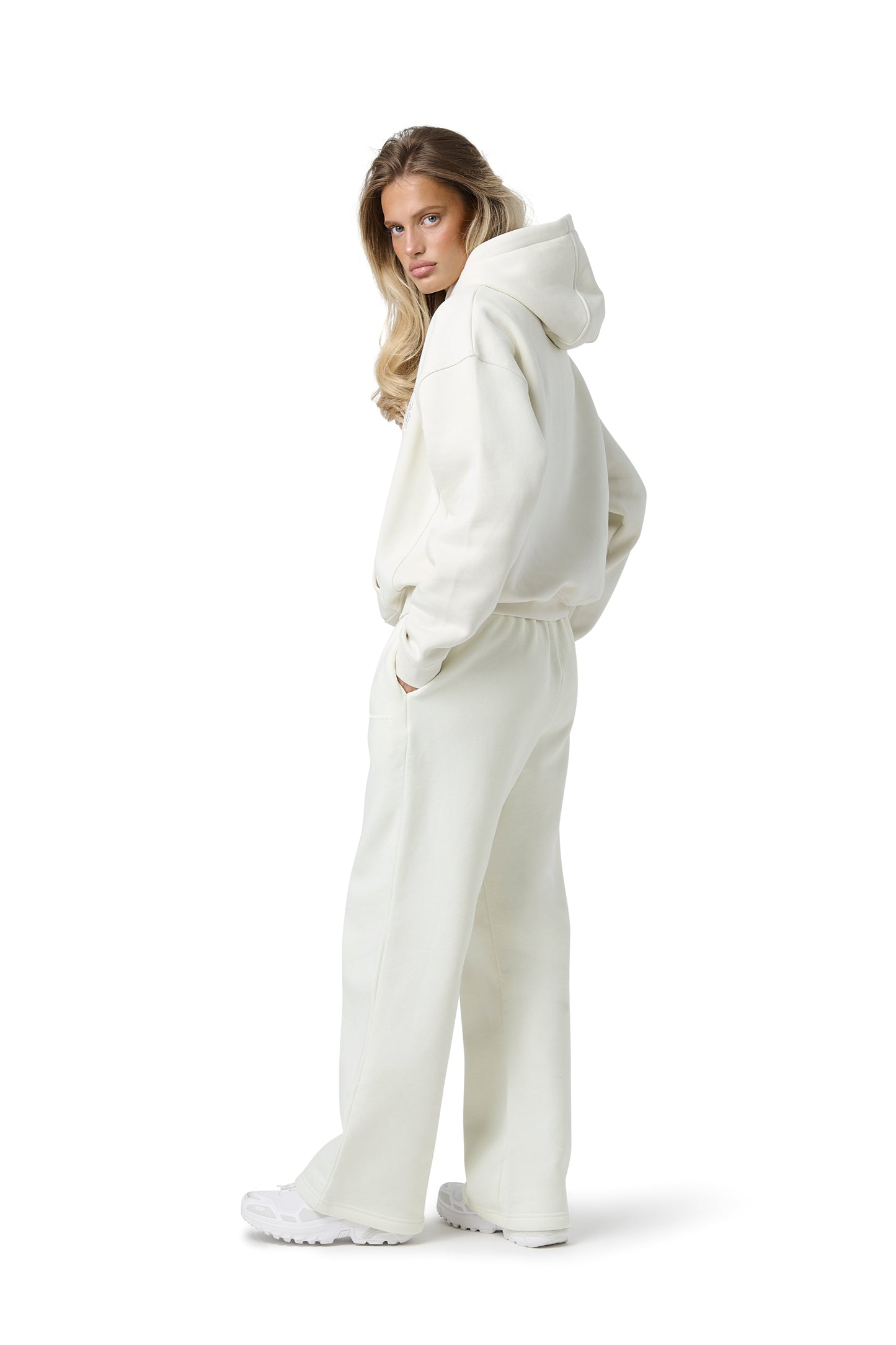 Series Wide Leg Sweatpants in Balm