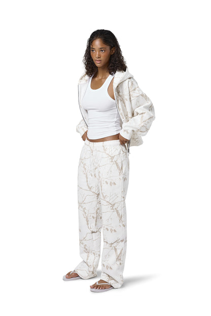 Twiggy Straight Leg Sweatpants in Milk