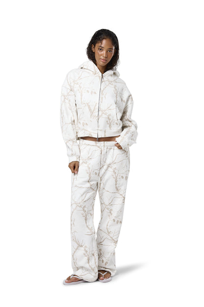 Twiggy Straight Leg Sweatpants in Milk