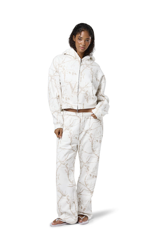 Twiggy Straight Leg Sweatpants in Milk