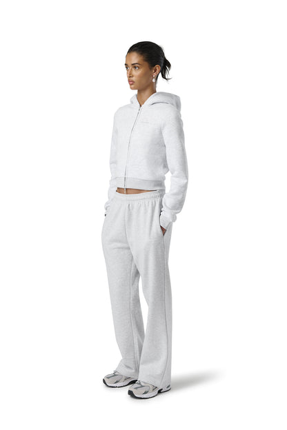 Fitted Zip up Hoodie in Passive