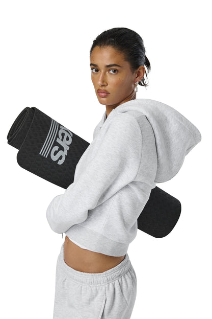 Fitted Zip up Hoodie in Passive