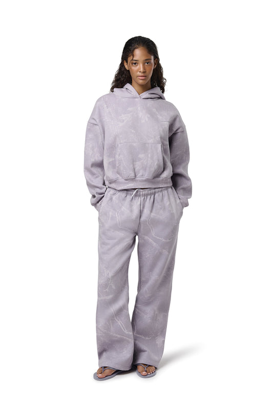 Twiggy Shrunken Hoodie in Lilac