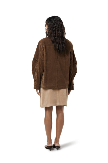 Jackson Faux Suede Blazer