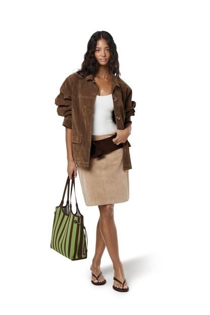 Augustine Stripe Tote