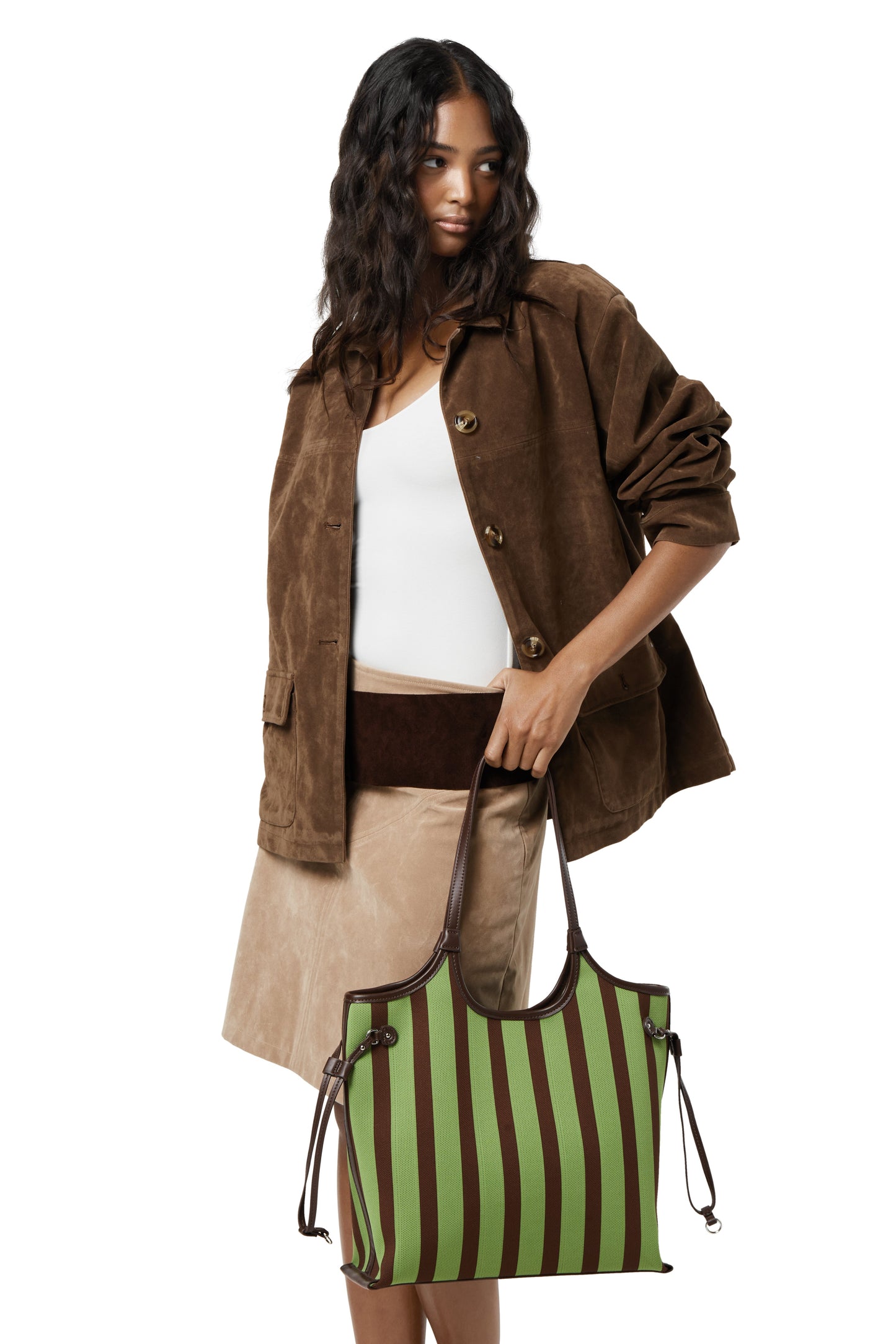 Augustine Stripe Tote