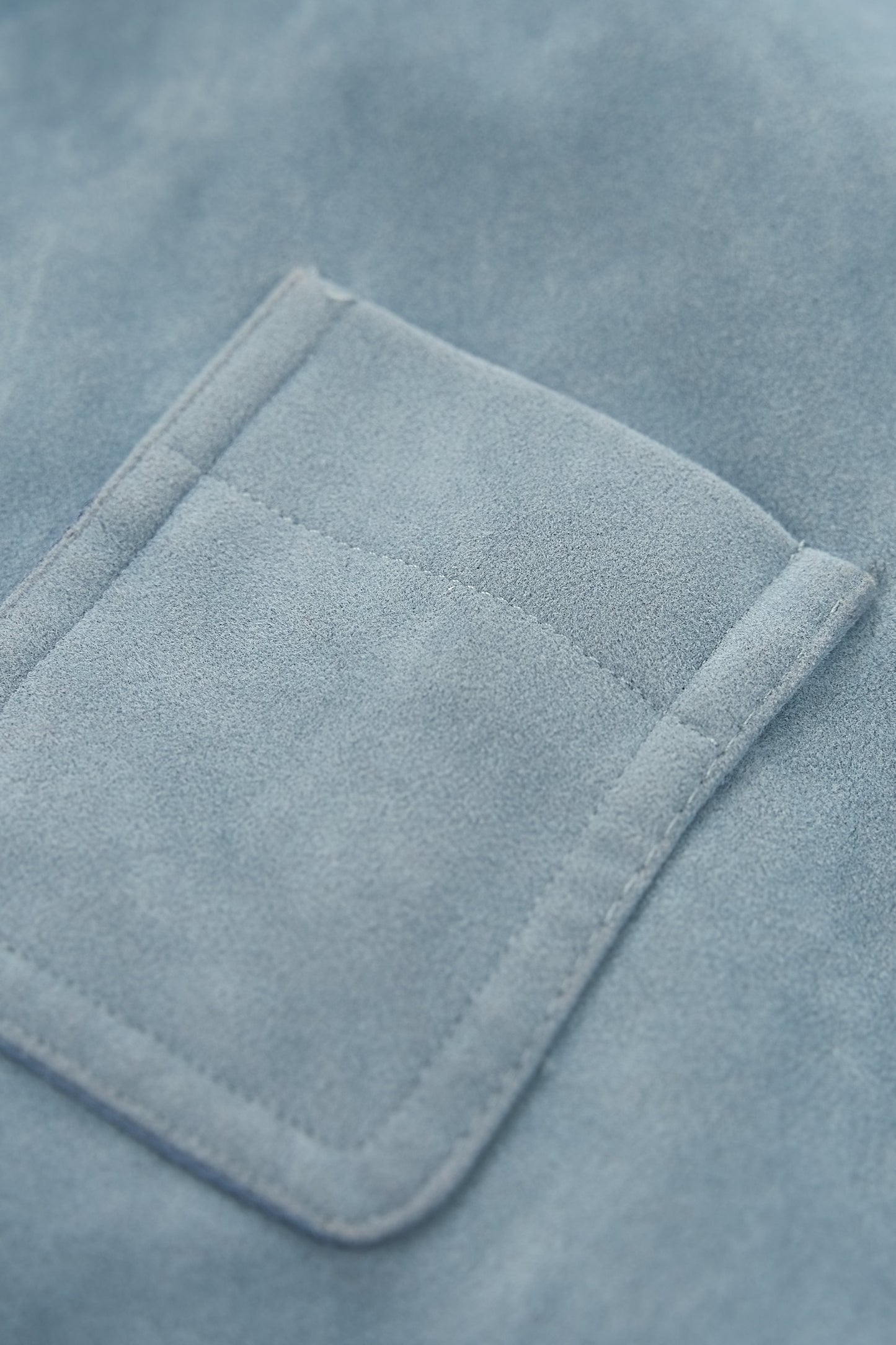 Martha Faux Suede Carryall in Blue