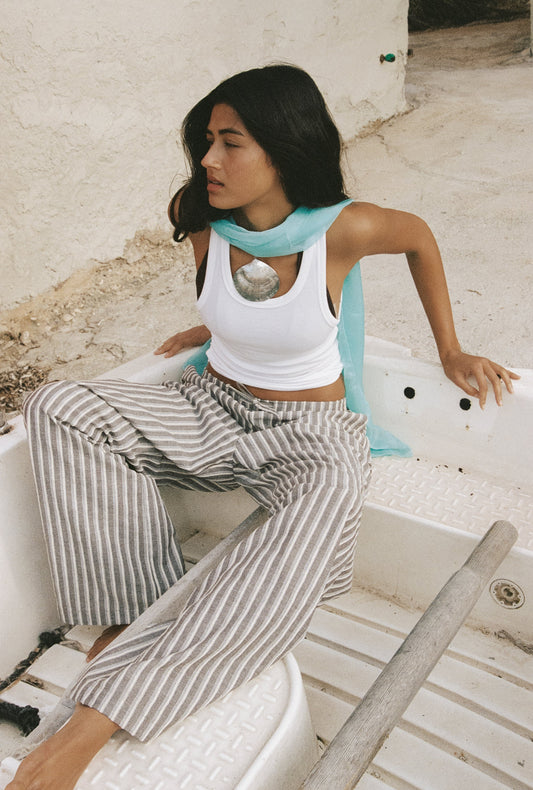 Hutton Stripe Linen Pants