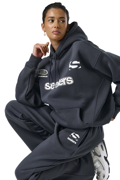 Seekers Motif Hoodie in Skipper