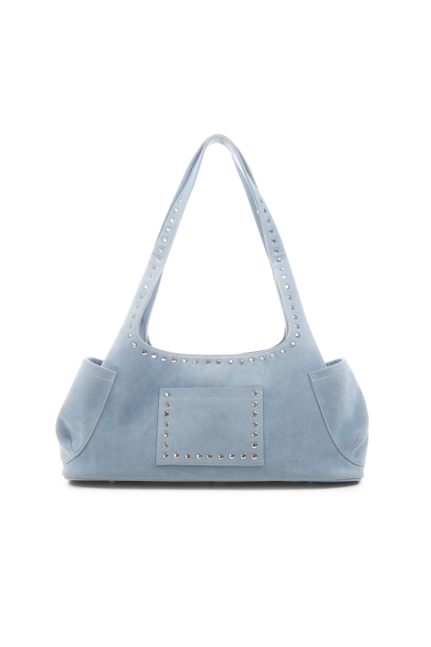 Martha Faux Suede Carryall in Blue