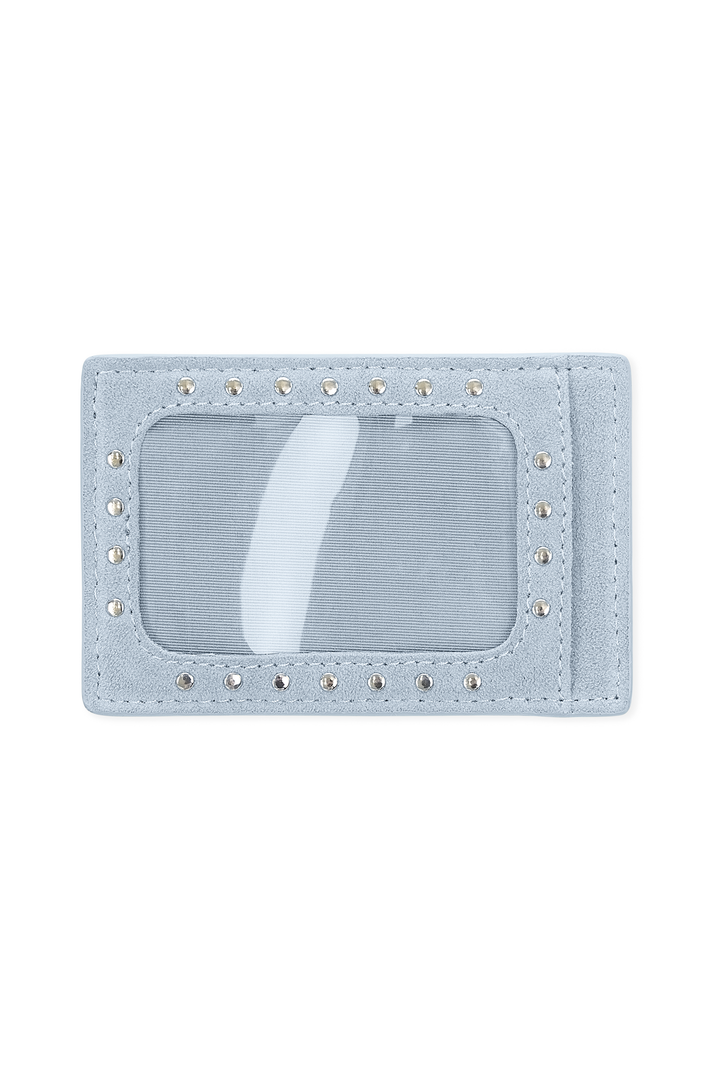 Martha Faux Suede Cardholder in Blue